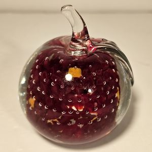 Murano Glass Apple Paperweight